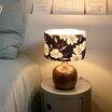Lampe  poser en cramique Terra Cannelle avec abat-jour Dany 25 