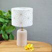 Lampe  poser en porcelaine Naturel avec abat-jour Maxi hoshi or 20