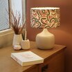 Lampe cramique Terra Poudr avec abat-jour Joy 25