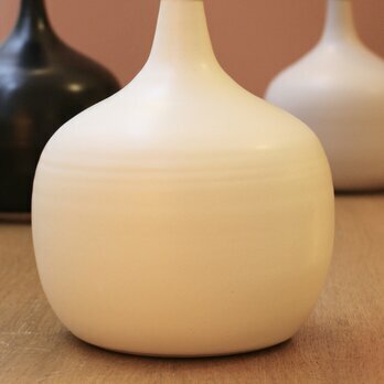 Pied de lampe en cramique Terra Off-White